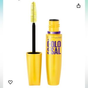 Maybelline Volum' Express The Colossal Washable Mascara, Volumizing, Glam Brown